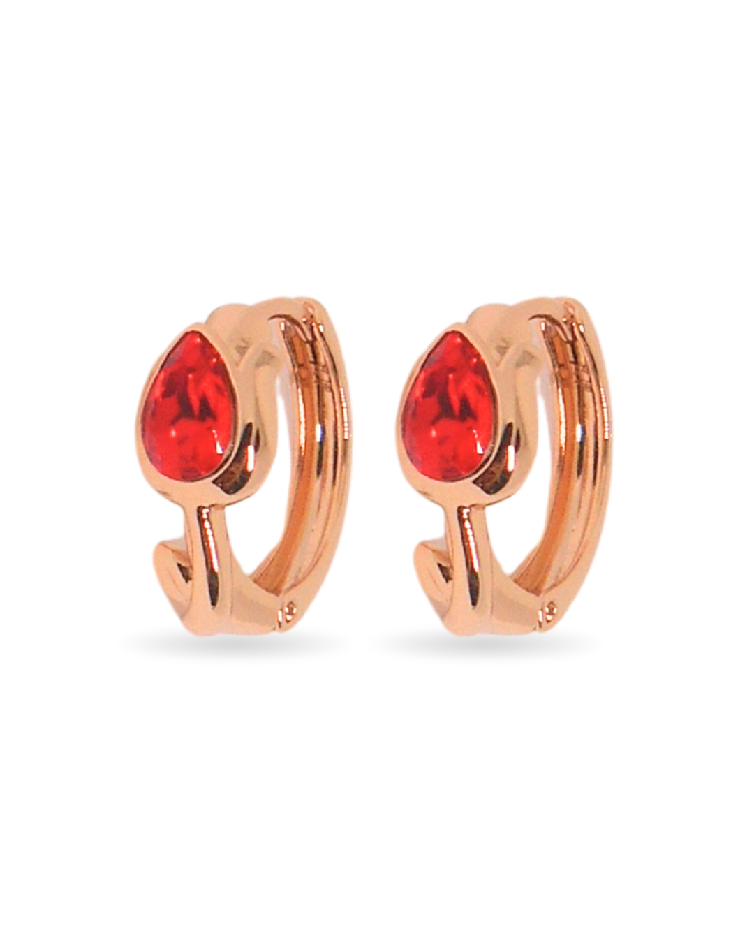 Pendientes Rosa Carmesí