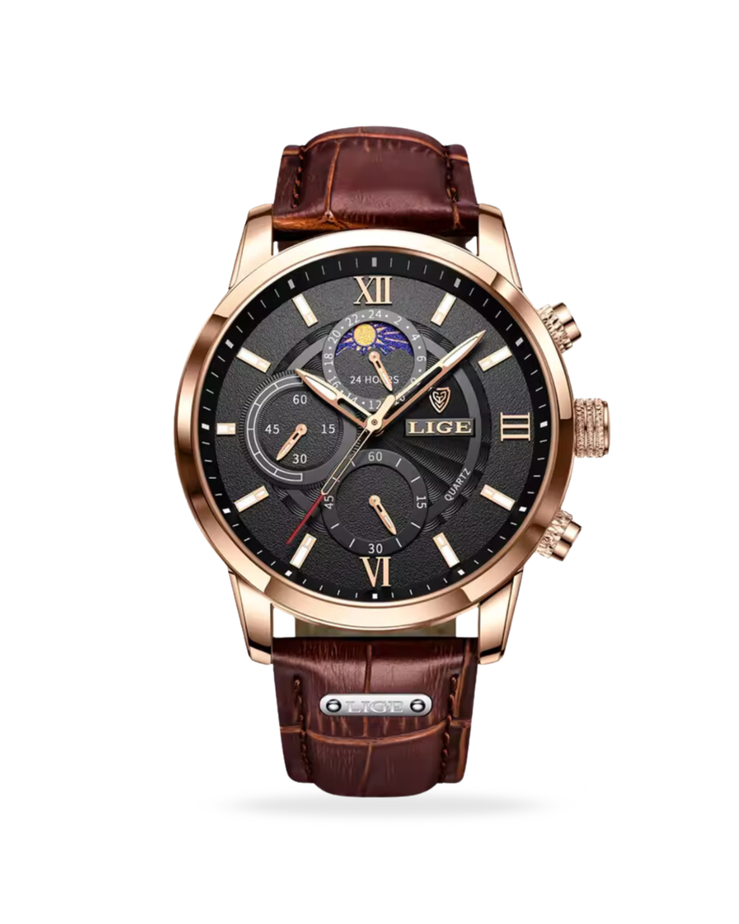 Reloj Clásico Vintage Brown