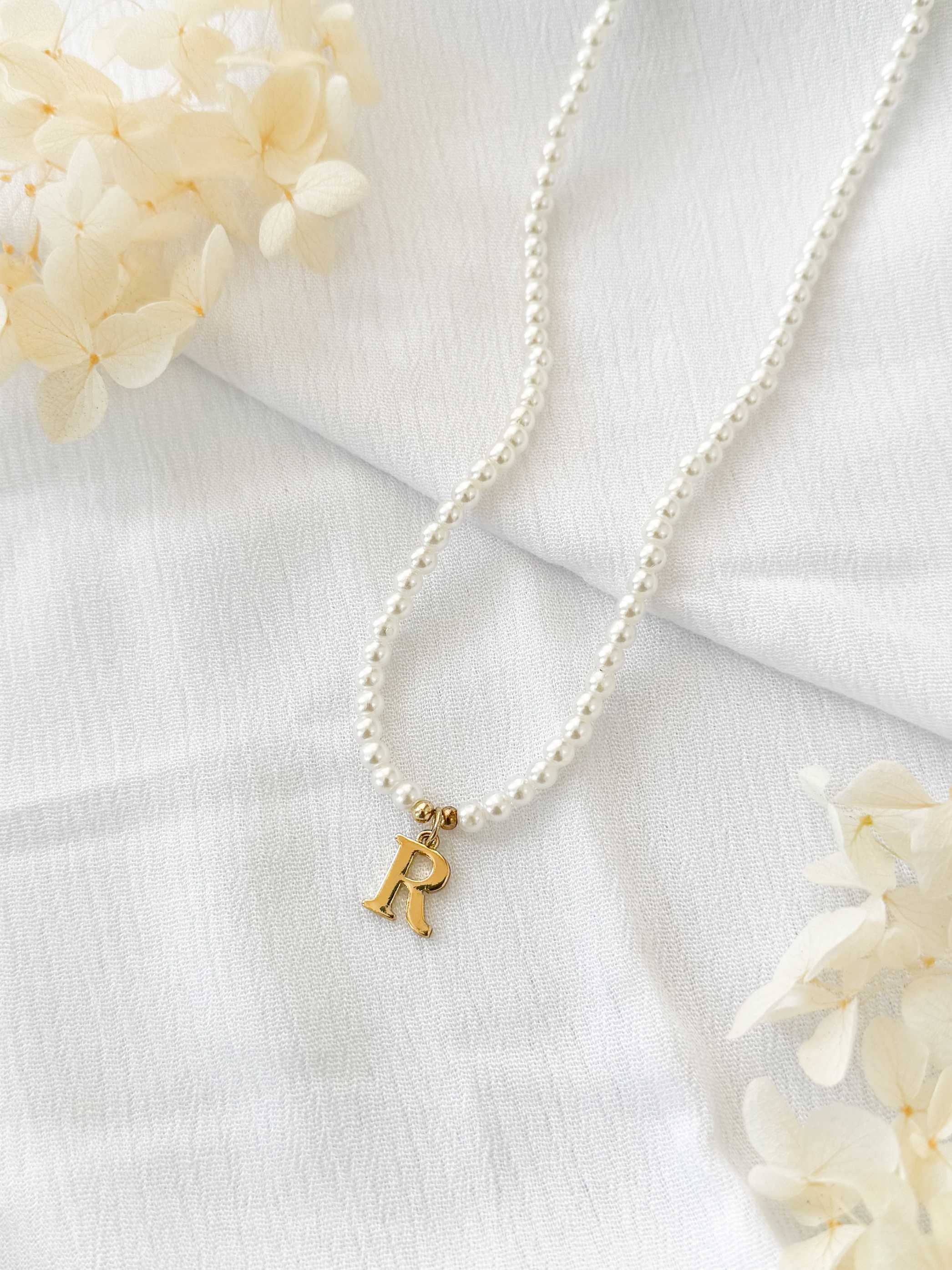 COLLARES INICIAL PERLA