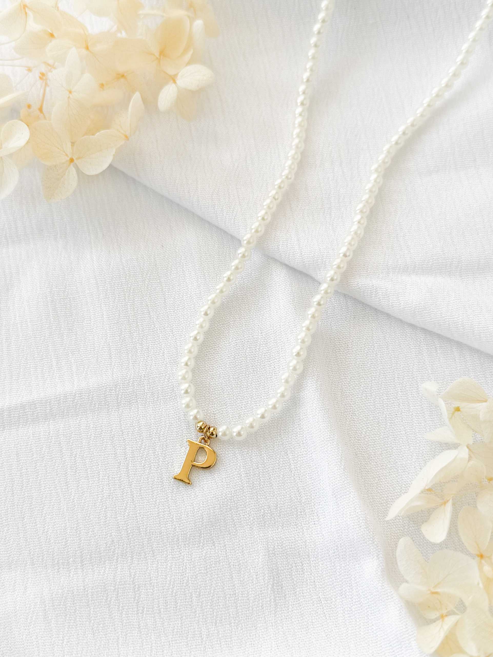 COLLARES INICIAL PERLA