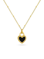 Collar Corazón Reversible